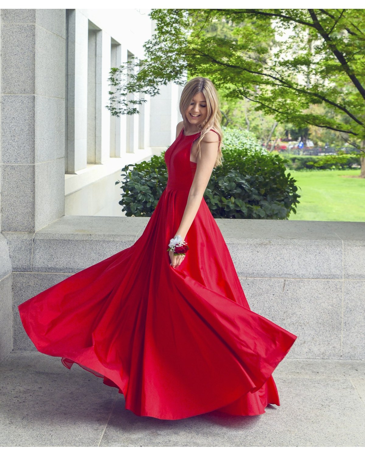 Vestido Colcci Longo Vermelho
